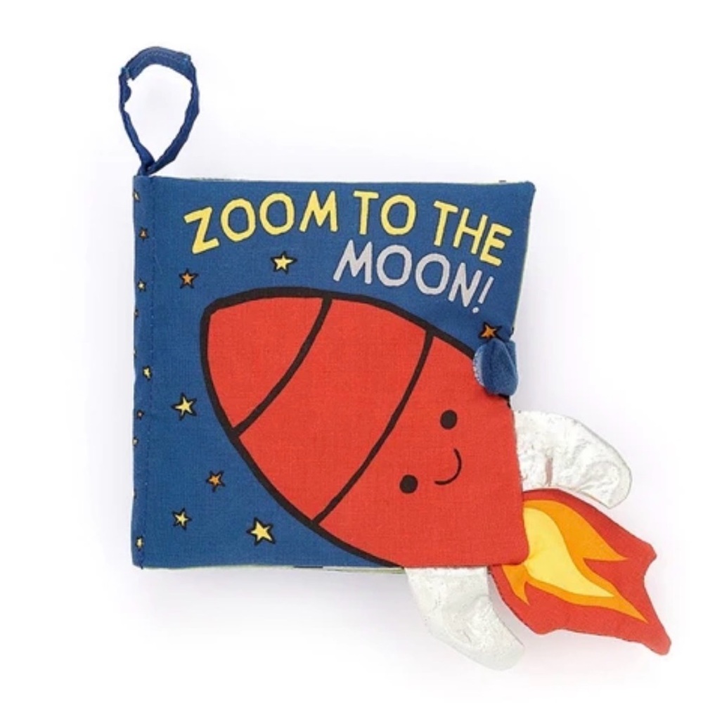 Jellycat‎ Zoom to the Moon Soft Fabric Book